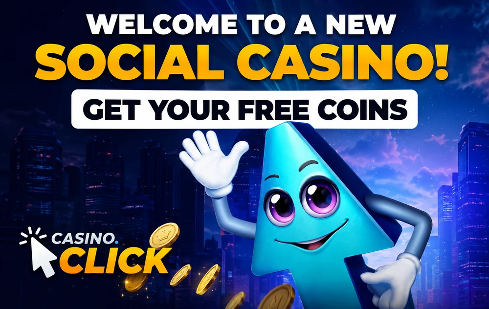 Casino Click welcome - get your free Gold Coins and Sweeps Coins at the new social casino